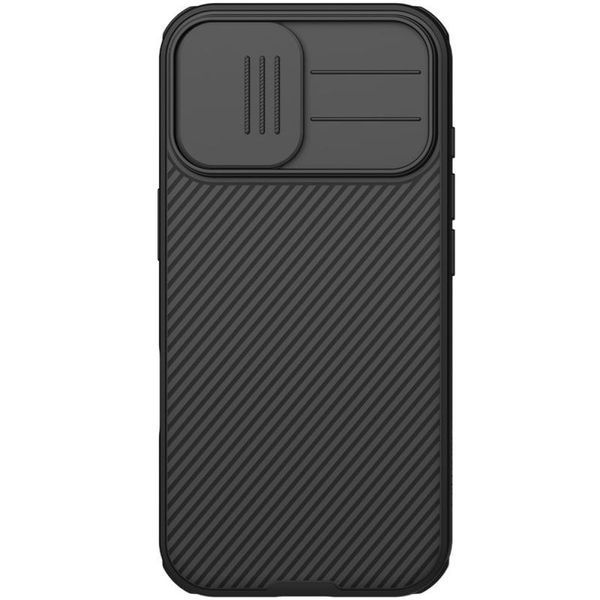Карбонова накладка Nillkin CamShield Pro Magnetic для Apple iPhone 17 (6.3") Black 777-08118 фото