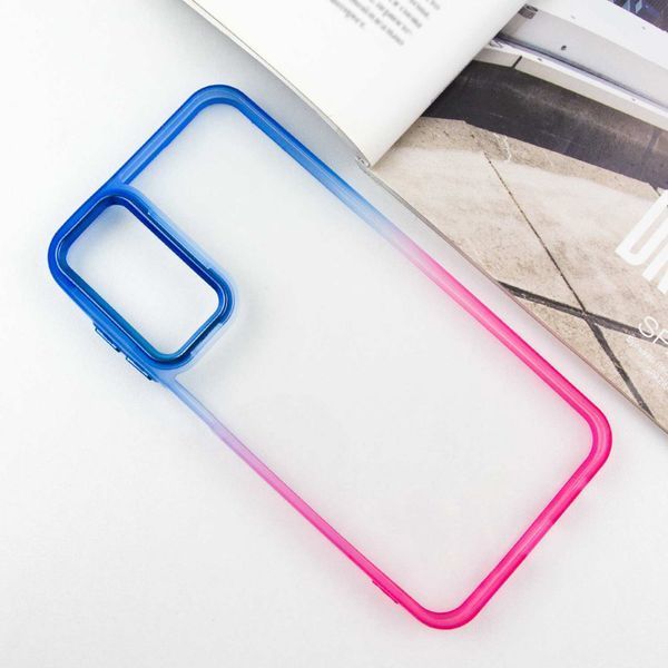 Чохол TPU+PC Fresh sip series для Samsung Galaxy A24 4G Рожевий / Синій 777-06587 фото