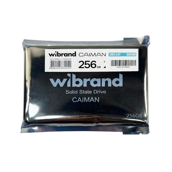 Накопитель SSD Wibrand Caiman 256GB 2.5" 7mm SATAIII Bulk WI2.5SSD/CA256GB фото