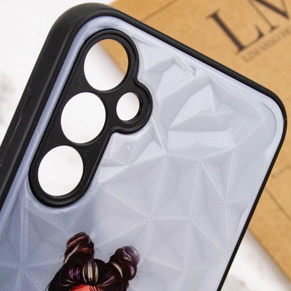 TPU+PC чехол Prisma Ladies для Samsung Galaxy A04s Black in White 777-07236 фото