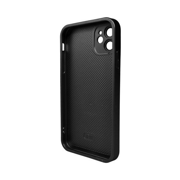Чехол для смартфона AG Glass Matt Frame Color для iPhone 11 Graphite Black 666-00525 фото