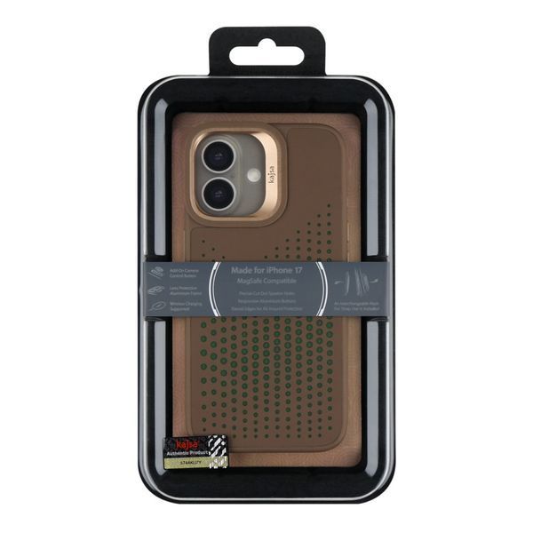 Чохол Kajsa Splendid Collection Circle with MagSafe для iPhone 17 Desert Gold 2020000509073 фото