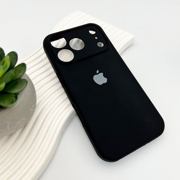 Силіконовий чохол з закритою камерою для iPhone 17 Pro Max Black 666-04305 фото