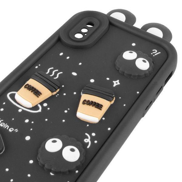 Чехол TPU Toys Case with Ears для Apple iPhone XR (6.1") Black 208-05410 фото