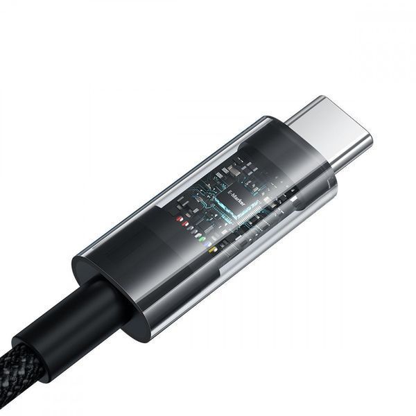 Кабель Baseus Gem Fast-Charging Data Cable Type-C to Type-C 100W 1m Black P10373000111-00 фото