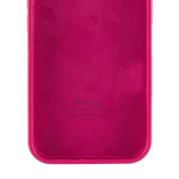 Чохол Silicone Case Full Protective для Apple iPhone 16e\17e (6.1") Rose Red 555-04087 фото