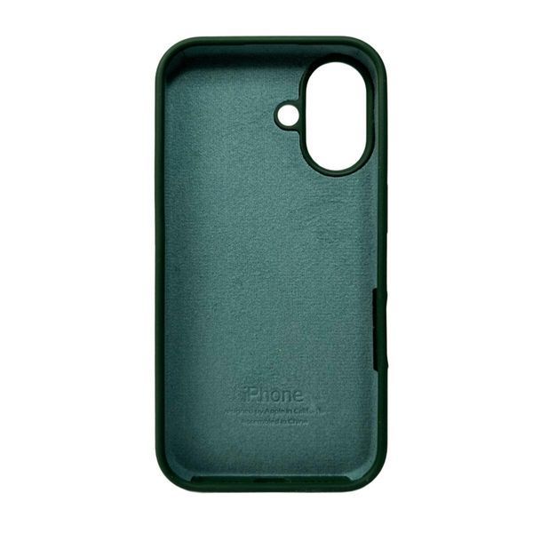 Силиконовый чехол для iPhone 16 Atrovirens 666-01160 фото