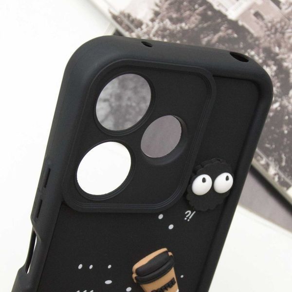 Чехол TPU Toys Case для Xiaomi Redmi 13 4G / Poco M6 4G Black/Always Happy 777-03880 фото