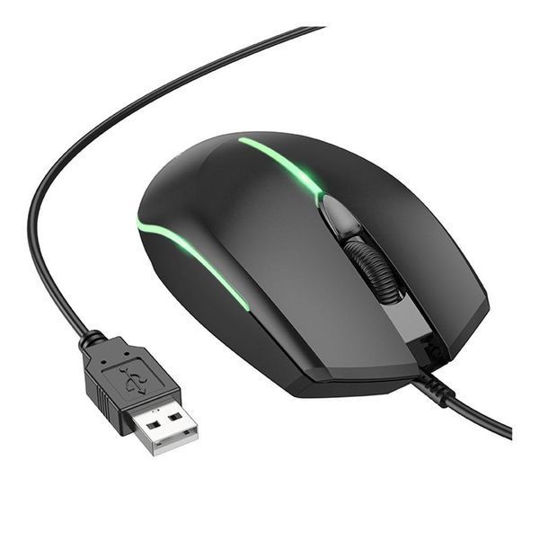 USB Мышь Borofone BG10 Черный 656-02697 фото