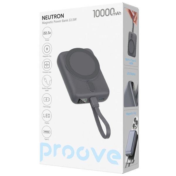 Power Bank Proove Neutron 22.5W 10000mAh Purple PBNE22022209 фото