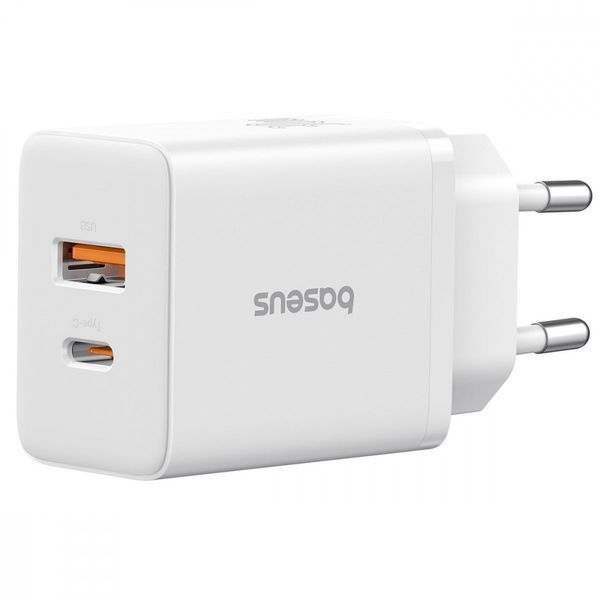 МЗП Baseus Cube Fast Charger 30W (Type-C + USB) Black P10111404113-00 фото