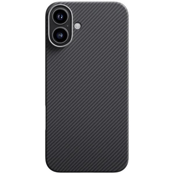 Чохол PC Carbon Protection Slim with MagSafe для Apple iPhone 17 (6.3") Black 214-04760 фото