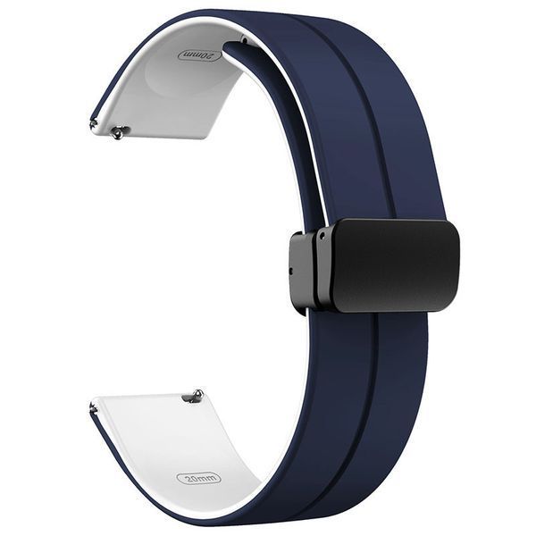 Силиконовый ремешок Classy для Smart Watch 20mm Blue / White 212-01467 фото