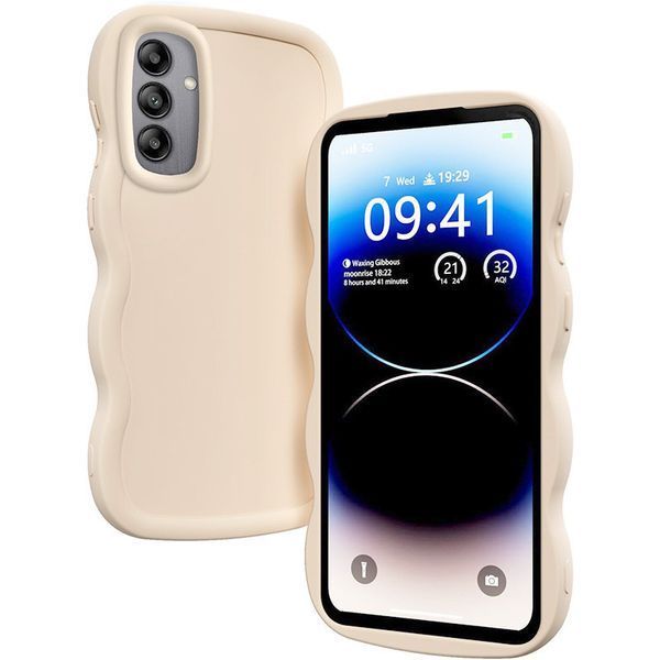 Чехол TPU Ripple для Samsung Galaxy A35 Antique White 555-01175 фото
