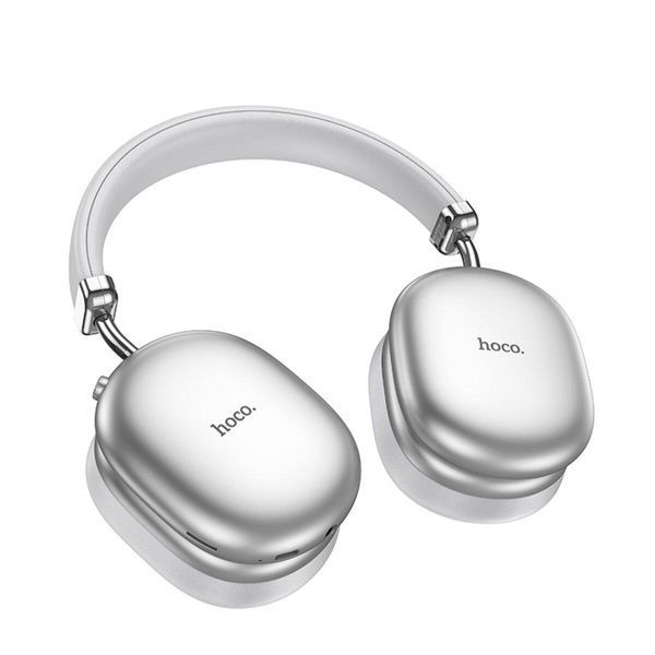 Бездротові накладні навушники HOCO W35 Max Auspicious ANC noise reduction BT headphones Silver 656-03800 фото