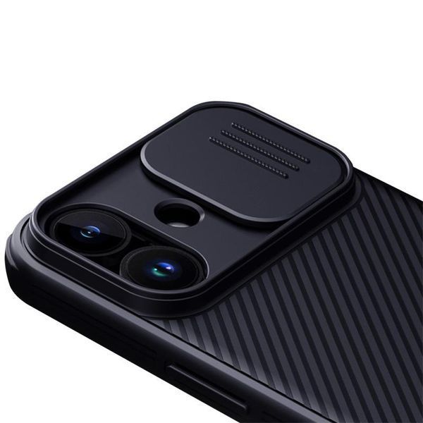 Карбонова накладка Nillkin CamShield Pro Magnetic для Apple iPhone 17 (6.3") Black 777-08118 фото