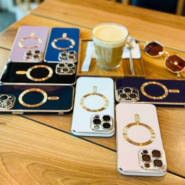 Чехол Golden Line с MagSafe для iPhone 13 Pro Max Blue 214-00903 фото