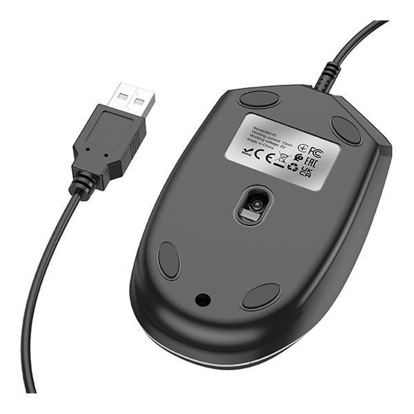 USB Мышь Borofone BG10 Черный 656-02697 фото