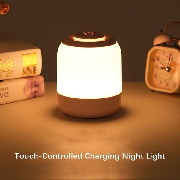 Настольный сенсорный LED светильник 3 colour light MZ-L2701 Pink 656-03696 фото