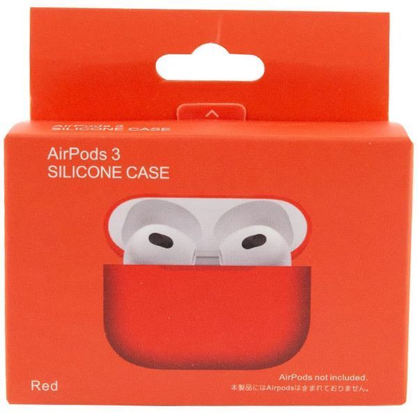 Силіконовий футляр для навушників AirPods 3 Red 203-00257 фото