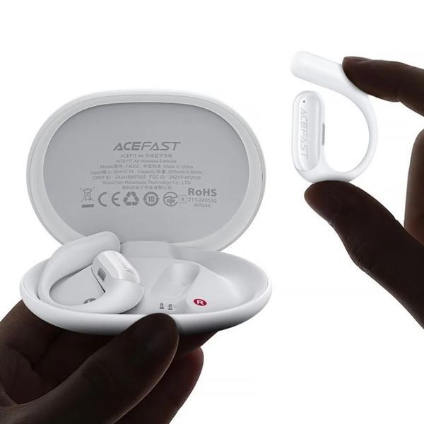 Беспроводные наушники TWS ACEFAST FA002 ACEFIT Air wireless earbuds, ENC, IP54, White 6974316283638 фото