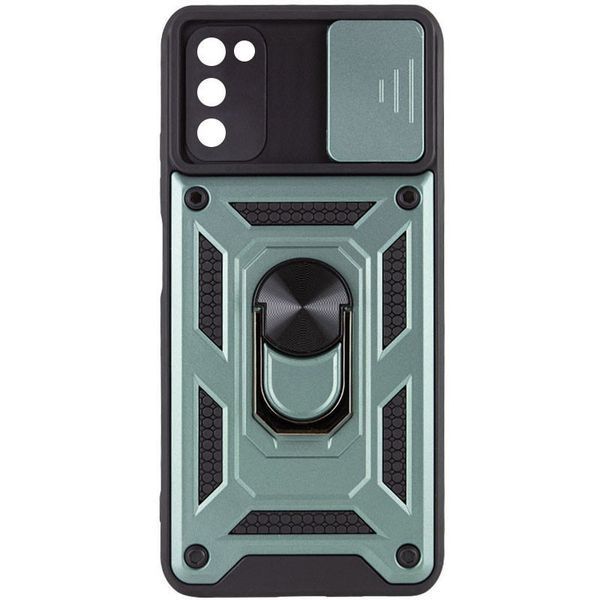 Ударопрочный чехол Camshield Serge Ring для Samsung Galaxy A03s Green 777-04681 фото