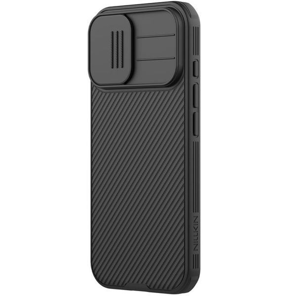 Карбонова накладка Nillkin CamShield Pro Magnetic для Apple iPhone 17 (6.3") Black 777-08118 фото