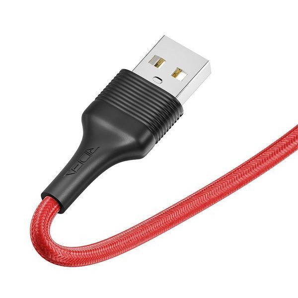 Кабель USB Ridea RC-M132 Fila 12W Lightning 1m Чорний 209-00344 фото