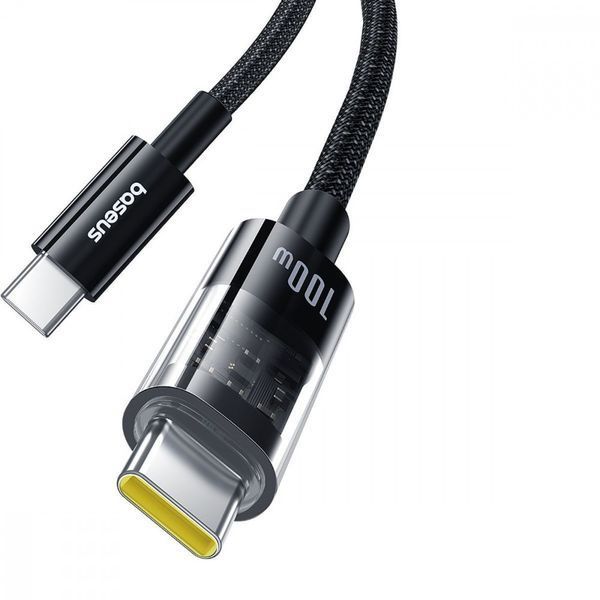 Кабель Baseus Gem Fast-Charging Data Cable Type-C to Type-C 100W 1m Black P10373000111-00 фото