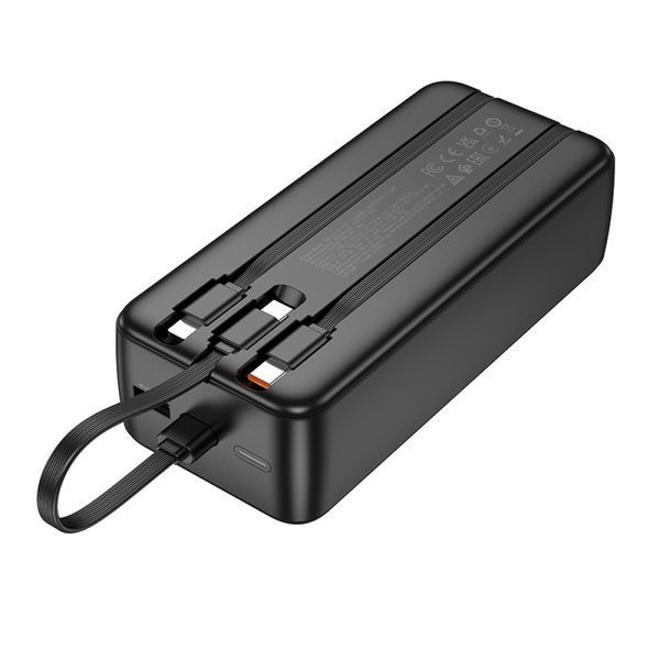 Power Bank Hoco J132B Sabio 30000mAh 22.5W+PD20W (with cable 2Type-C+Lightning) Black 216-00155 фото