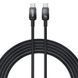 Кабель Baseus Discolor Series Fast Charging Cable USB-C to USB-C 100W 1m Cluster Black P10374902111-00 фото 1
