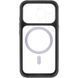 Чехол TPU+PC GETMAN Moon Clear with MagSafe для Apple iPhone 14 Pro Max (6.7") Black 656-08432 фото 4