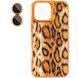 Чохол TPU+PC Wild Leopard with MagSafe and Lens для Apple iPhone 13 / 14 (6.1") Orange 656-08256 фото 3