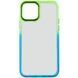 Чехол TPU+PC Fresh sip series для Apple iPhone 14 Plus (6.7") Бирюзовый / Лимонный 777-06687 фото 2