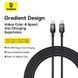 Кабель Baseus Discolor Series Fast Charging Cable USB-C to USB-C 100W 1m Cluster Black P10374902111-00 фото 4