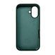 Силиконовый чехол для iPhone 16 Atrovirens 666-01160 фото 2