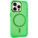 Чохол TPU+PC Lily with MagSafe для Apple iPhone 13 Pro Max (6.7") Neon Green 214-03615 фото 1