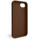 Чохол Silicone Case Full Protective для Apple iPhone 16e\17e (6.1) Коричневий / Brown 208-06636 фото 2