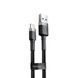 Кабель Baseus Cafule Lightning Cable 2A (3m) Gray/Black CALKLF-RG1 фото