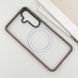 TPU+PC чохол Metal Buttons with MagSafe Colorful для Samsung Galaxy S25 Grey 555-03005 фото 4