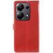 Кожаный чехол-книжка GETMAN Gallant (PU) для Xiaomi Redmi Note 13 Pro 4G / Poco M6 Pro 4G Red 777-06237 фото 2