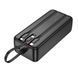 Power Bank Hoco J132B Sabio 30000mAh 22.5W+PD20W (with cable 2Type-C+Lightning) Black 216-00155 фото 3