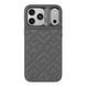 Чохол Kajsa Briquette Collection Rhombus with MagSafe для iPhone 17 Pro Max Grey B-Ring 2020000509325 фото 1