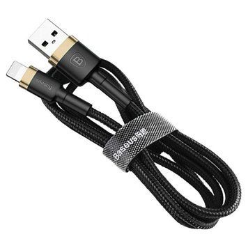 Кабель Baseus Cafule Cable USB For iP 2A 3m Gold+Black CALKLF-RV1 фото