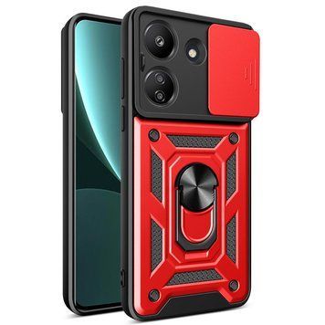 Ударостійкий чохол Camshield Serge Ring для Xiaomi Redmi 13C / Poco C65 Red 777-04453 фото