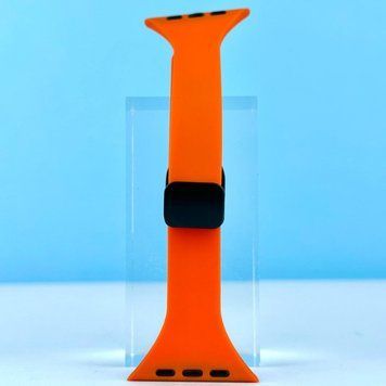 Силіконовий ремінець Thin Soft Narrow Magnetic Clasp для Apple Watch 42/44/45/49mm Orange 212-02850 фото