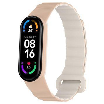 Ремінець для Xiaomi Mi Band 3/4/5/6/7 Silicone Link Pink Sand/Stone 212-02502 фото