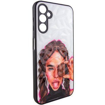 TPU+PC чохол Prisma Ladies для Samsung Galaxy A04s Chocolate 777-07237 фото