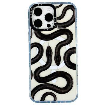 Чехол Transparent CaseTify Magnetic для iPhone X/Xs Snake 214-04341 фото