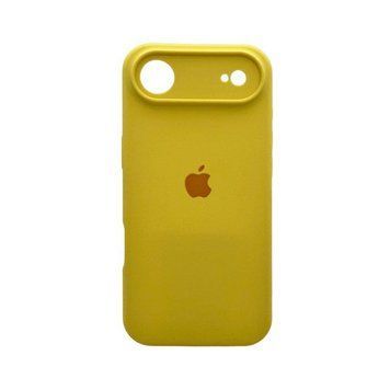 Силіконовий чохол з закритою камерою для iPhone 17 Air Yellow 666-04356 фото